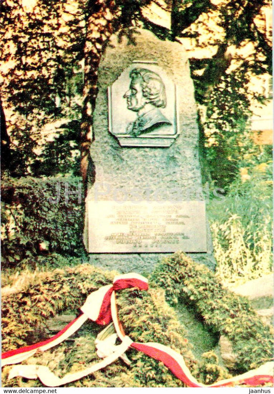 Duszniki Zdroj - Pomnik Fryderyka Chopina - monument to Polish composer Frederic Chopin - Poland - unused - JH Postcards