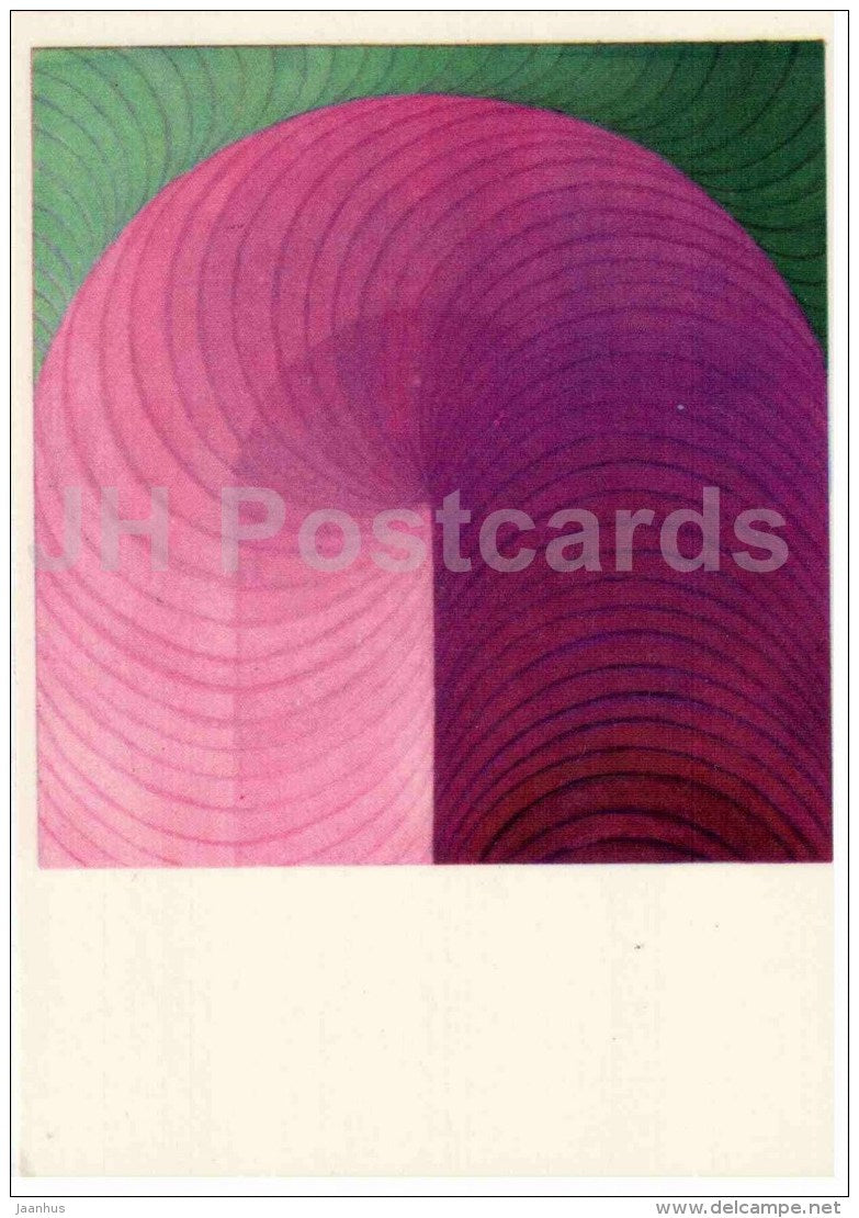 illustration by A. Vint - colours 4 - 1974 - Estonia USSR - unused - JH Postcards