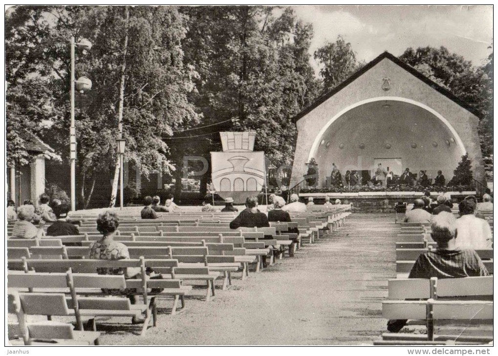 Volkssolbad Bad Kösen - Musikpavilion am Gradierwerk - Germany - ungelaufen - JH Postcards