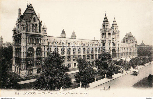 London - The Natural History Museum - 153 - old postcard - England - United Kingdom - unused - JH Postcards