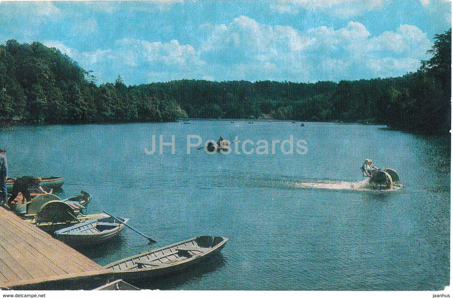 Svetlogorsk - Kaliningrad - Rauschen - lake - boat - 1971 - Russia USSR - unused - JH Postcards