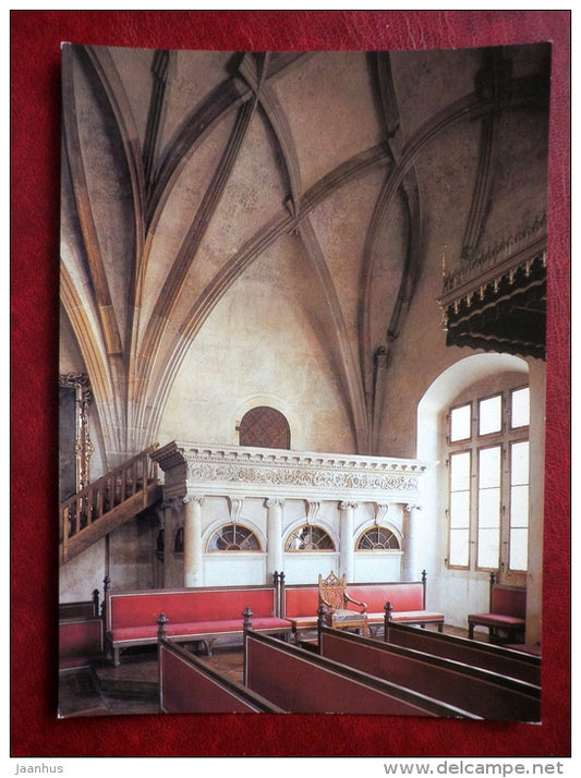 Hall of the Old Diet at Prague Castle - Prague - CZECH REPUBLIC, CZECHOSLOVAKIA - unused - JH Postcards