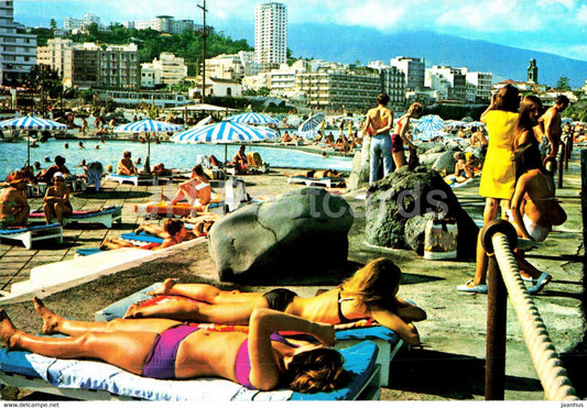 Puerto de la Cruz - Piscinas Costa Martianez - swimming pool - Tenerife - 2885 - Spain - unused - JH Postcards