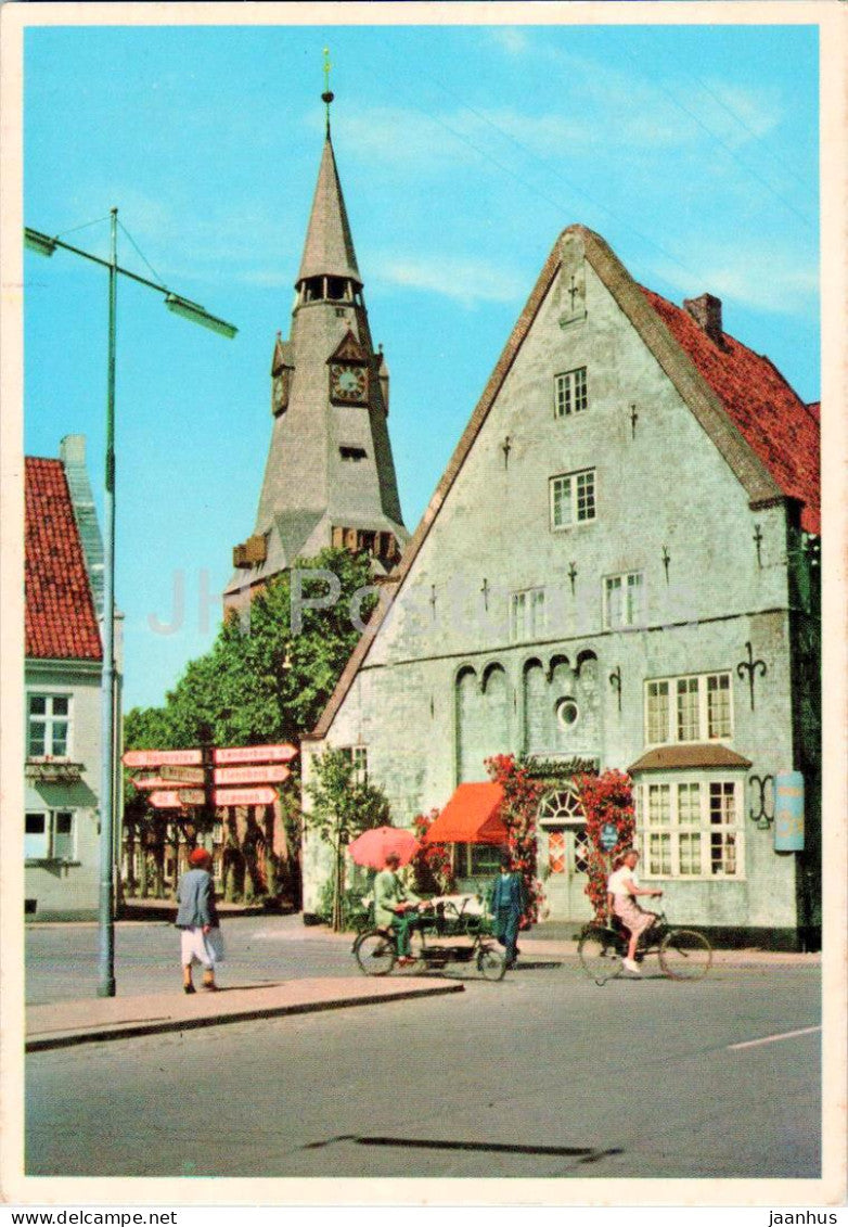 Tonder - Torvet med Kirken - square with the church - 5602 - Denmark - unused - JH Postcards