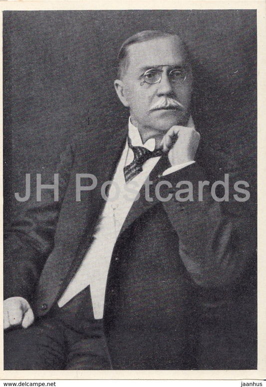 Estonian Writer Eduard Vilde - Ambassador in Berlin , 1922 - 1964 - Estonia USSR - unused - JH Postcards