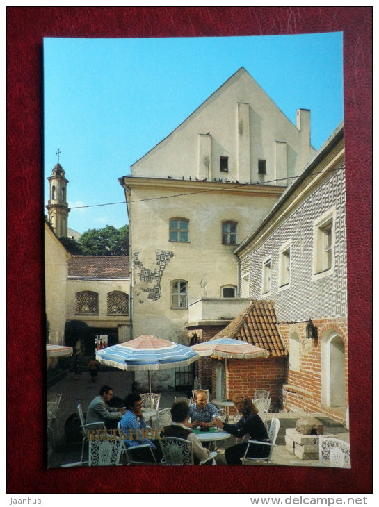 Myadininkai cafe in the Old city - Vilnius - 1984 - Lithuania USSR - unused - JH Postcards