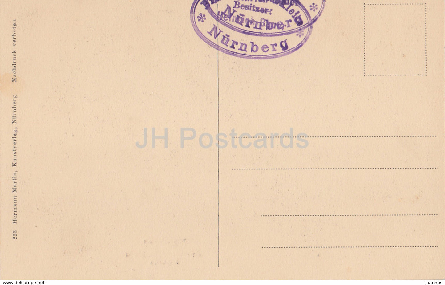 Nurnberg - Hans Sachs Haus - Schusterstube des Meistersingers Hans Sachs - 1 - old postcard - Germany - unused