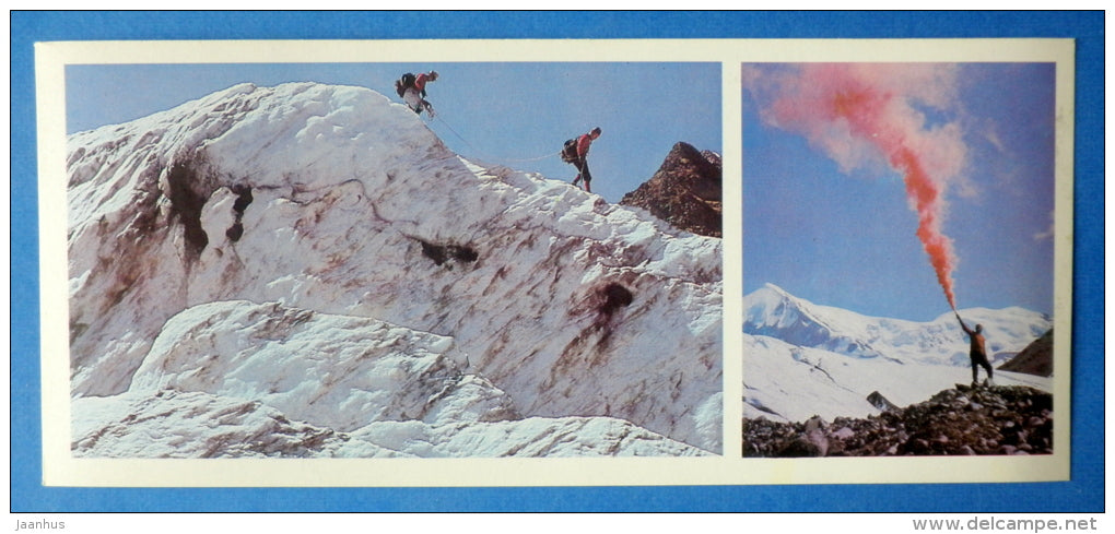 Caucasus - Mountaneering - alpinism - 1980 - Russia USSR - unused - JH Postcards