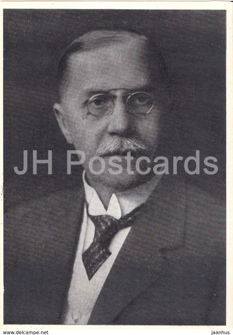 Estonian Writer Eduard Vilde - 1922 - 1964 - Estonia USSR - unused - JH Postcards