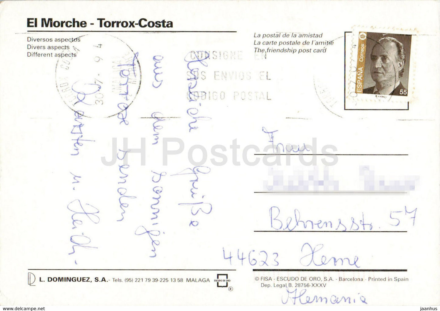 El Morche - Torrox Costa - Diversos Aspectos - 1994 - Spain - used