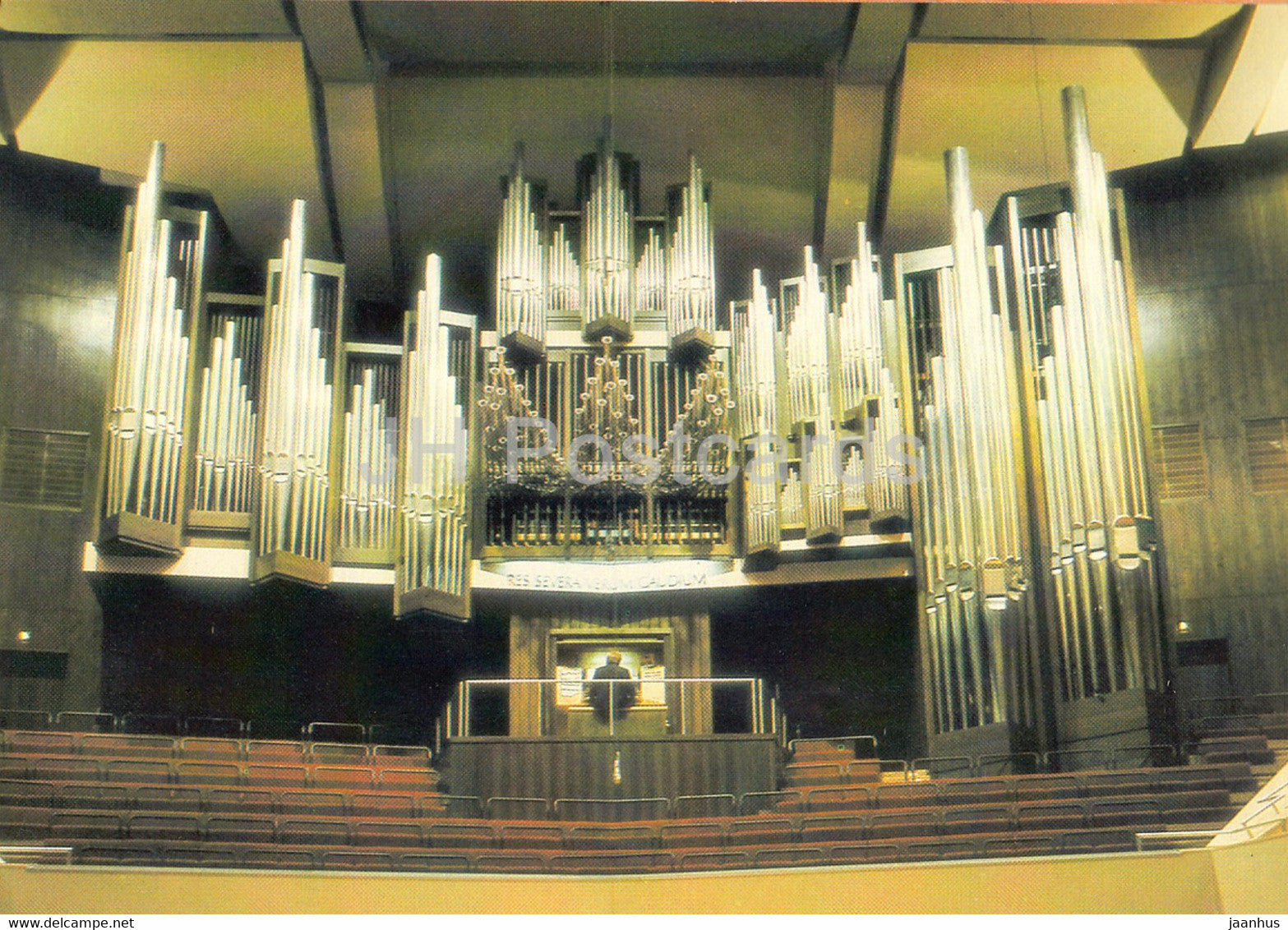 Leipzig - Konzertorgel im Grossen Saal - organ - Neues Gewandhaus Leipzig - DDR Germany - unused - JH Postcards