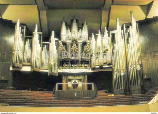 Leipzig - Konzertorgel im Grossen Saal - organ - Neues Gewandhaus Leipzig - DDR Germany - unused - JH Postcards