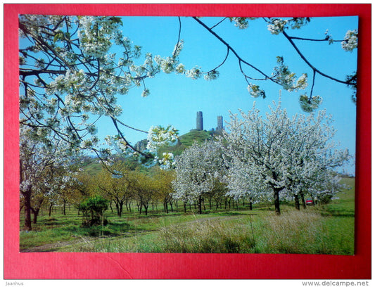 Ruins of a gothic Castle , 14th century - Hazmburk - Czech Castles - Czech Republik , Czechoslovakia - unused - JH Postcards