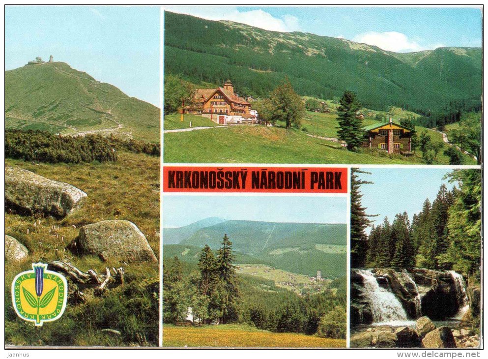 Krkonose National Park - Snezka mountain - St. Peter´s valley - - Czechoslovakia - Czech - used 1985 - JH Postcards