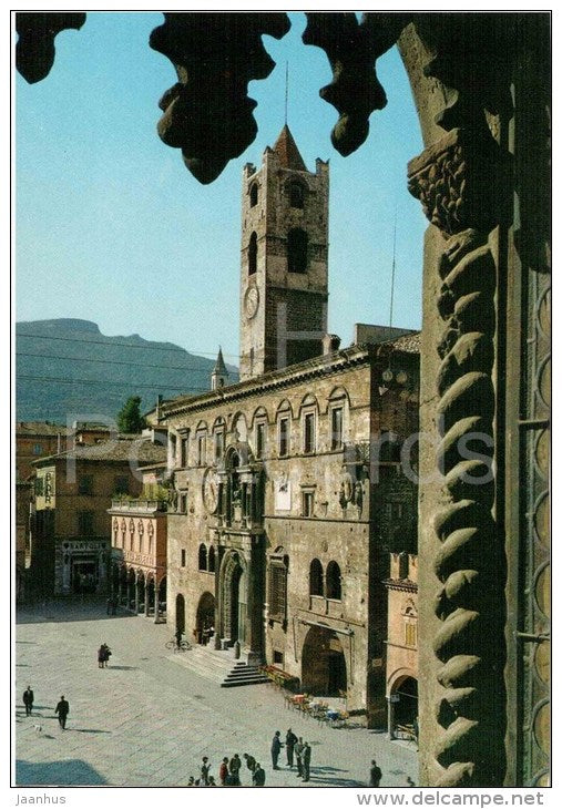 Palazzo del Poppolo - palace - Ascoli Piceno - Marche - 55 - Italia - Italy - unused - JH Postcards