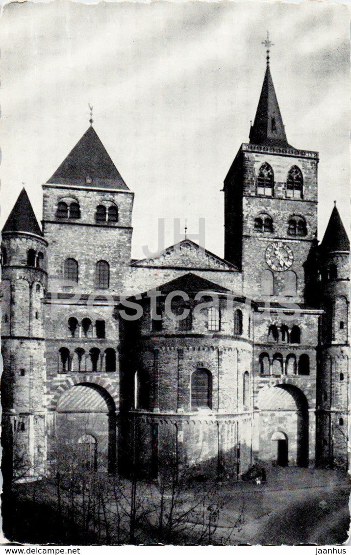 Trier - Dom - cathedral - old postcard - Germany - unused - JH Postcards