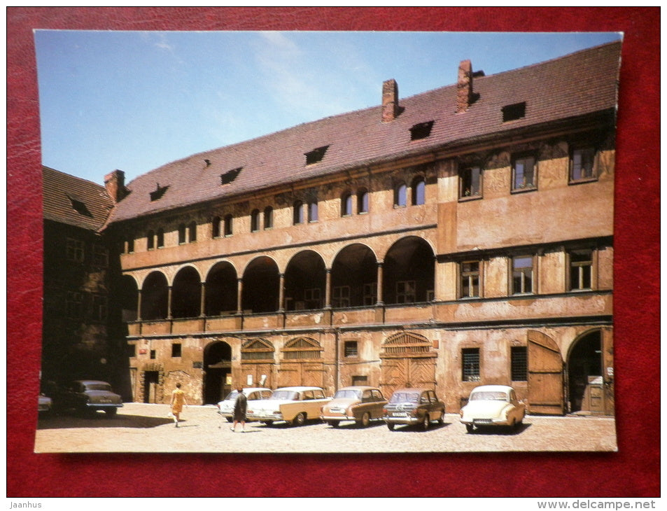 Granovsky Palace at Ungelt in the Old Town - cars - Prague - CZECH REPUBLIC, CZECHOSLOVAKIA - unused - JH Postcards