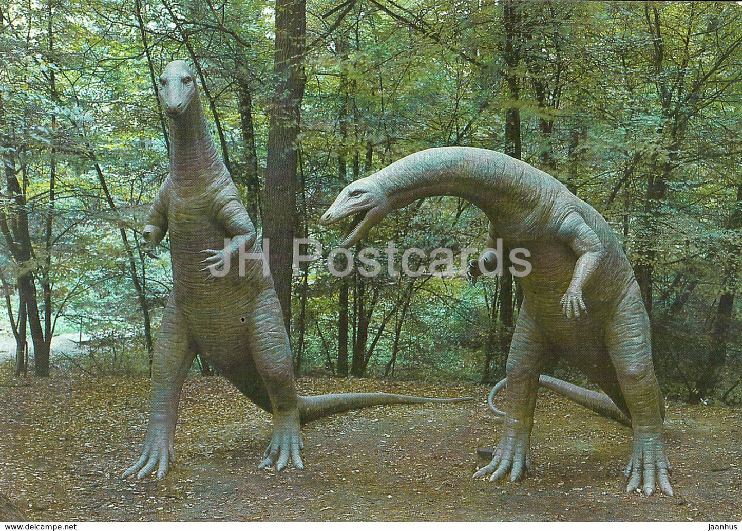 Plateosaurus - dinosaur - Saurierpark Kleinwelka - DDR Germany - unused - JH Postcards