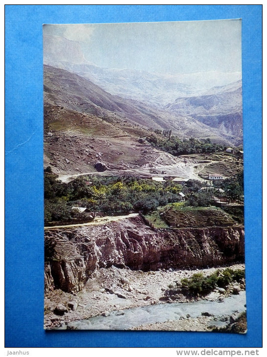 Ziniar village - North Ossetia - 1968 - Russia USSR - unused - JH Postcards