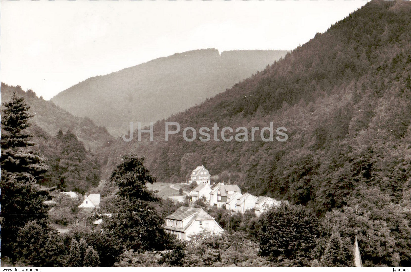 Zorge - Sudharz - Blick vom Uhdenberg auf Unterzorge - 1964 - Germany - used - JH Postcards