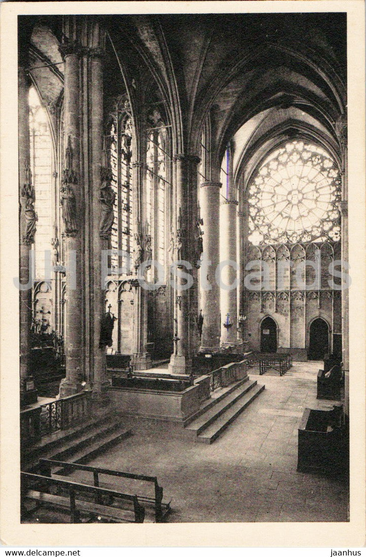 Cite de Carcassonne - Basilique de Saint Nazaire - Le Transept - cathedral - 55 - old postcard - France - unused - JH Postcards