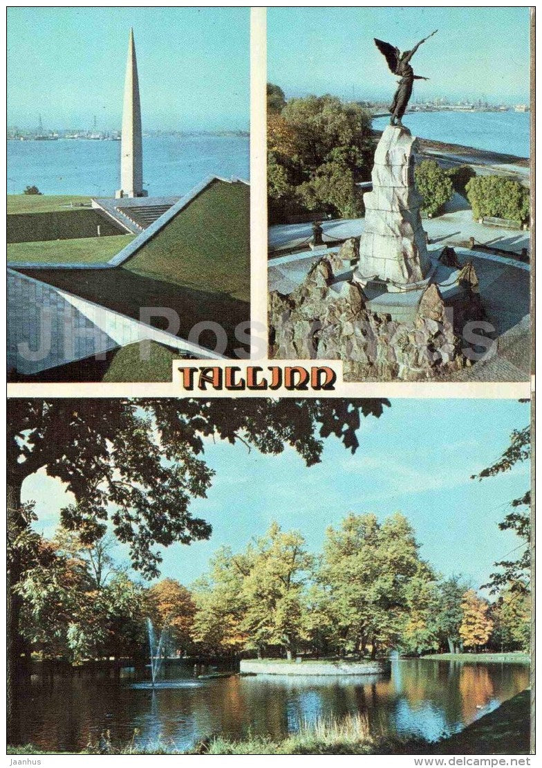 Kadriorg - Maarjamagi - Russalka monument - Tallinn - Intourist - 1986 - Estonia USSR - unused - JH Postcards