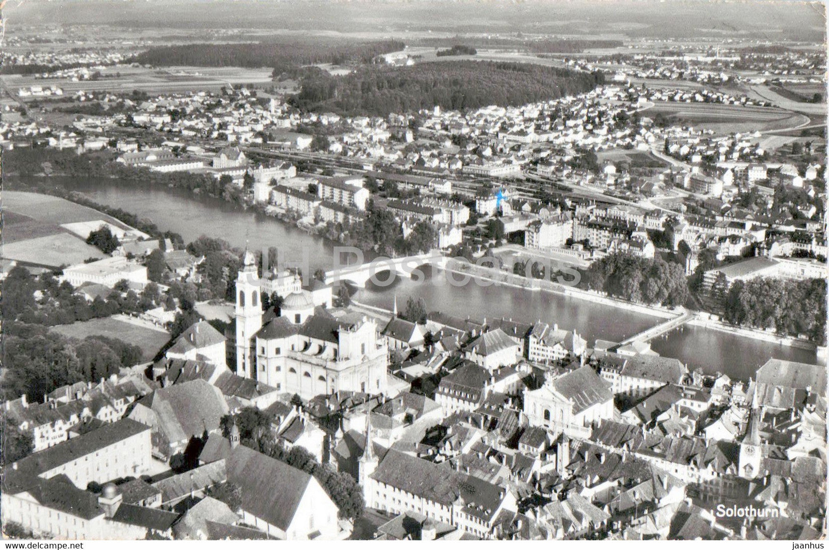 Solothurn - 594 - old postcard - Switzerland - used - JH Postcards