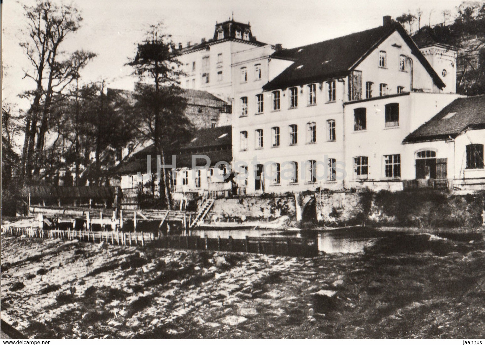 Greiz - Stadtmuhlenwehr 1880 - Historische Fotografien - DDR Germany - unused - JH Postcards