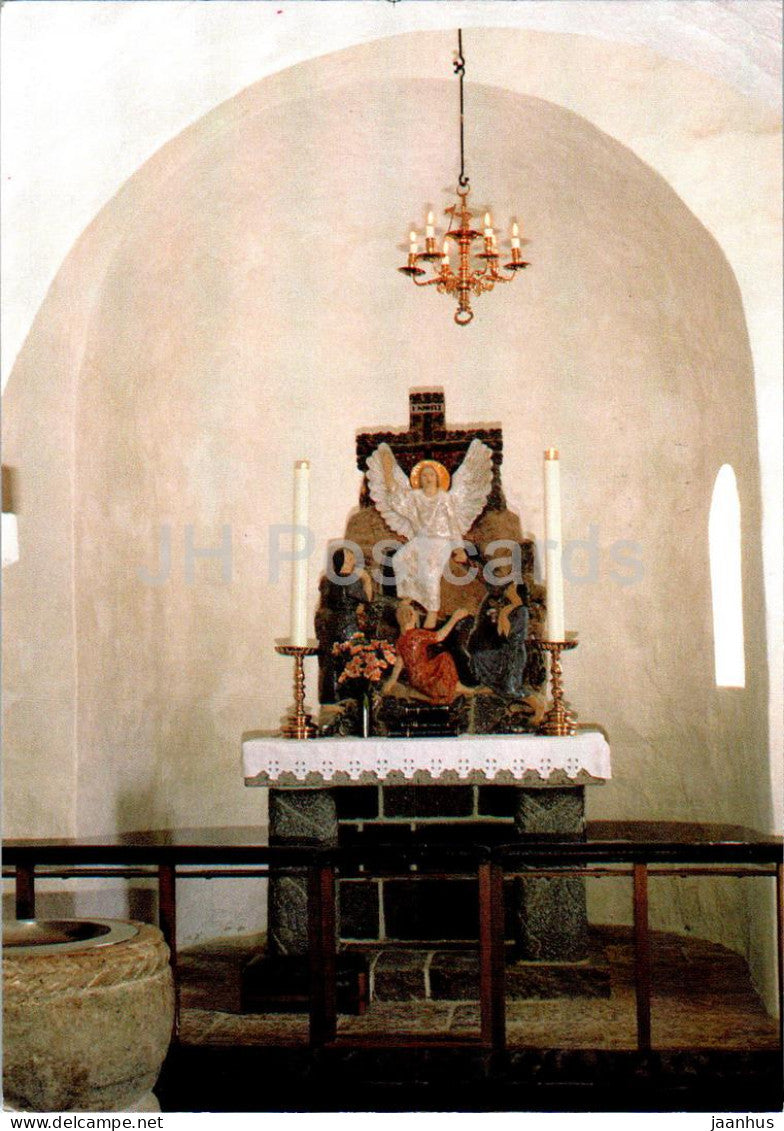 Bornholm - Sct Ols kirke -Alter - Altar - church - 248 - Denmark - unused - JH Postcards