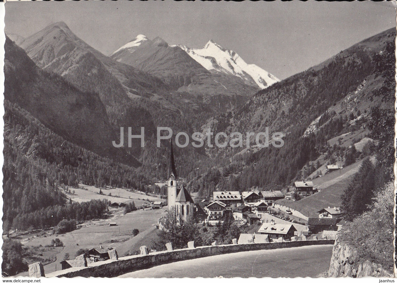 Heiligenblut 1301 m mit Grossglockner 3798 m - 1962 - Austria - used - JH Postcards