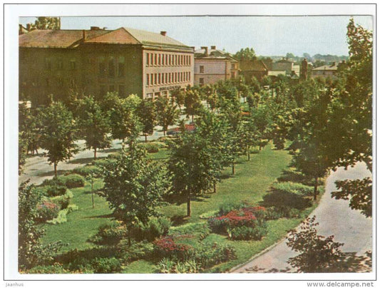 Uzvaras Square - Cesis - Latvia USSR - unused - JH Postcards