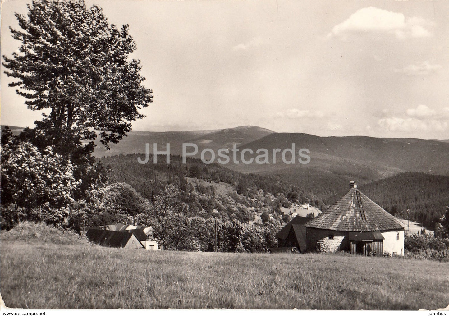 Jizerske Hory - Korenov - Krkonose view - Czechoslovakia - Czech Republic - 1965 - used - JH Postcards