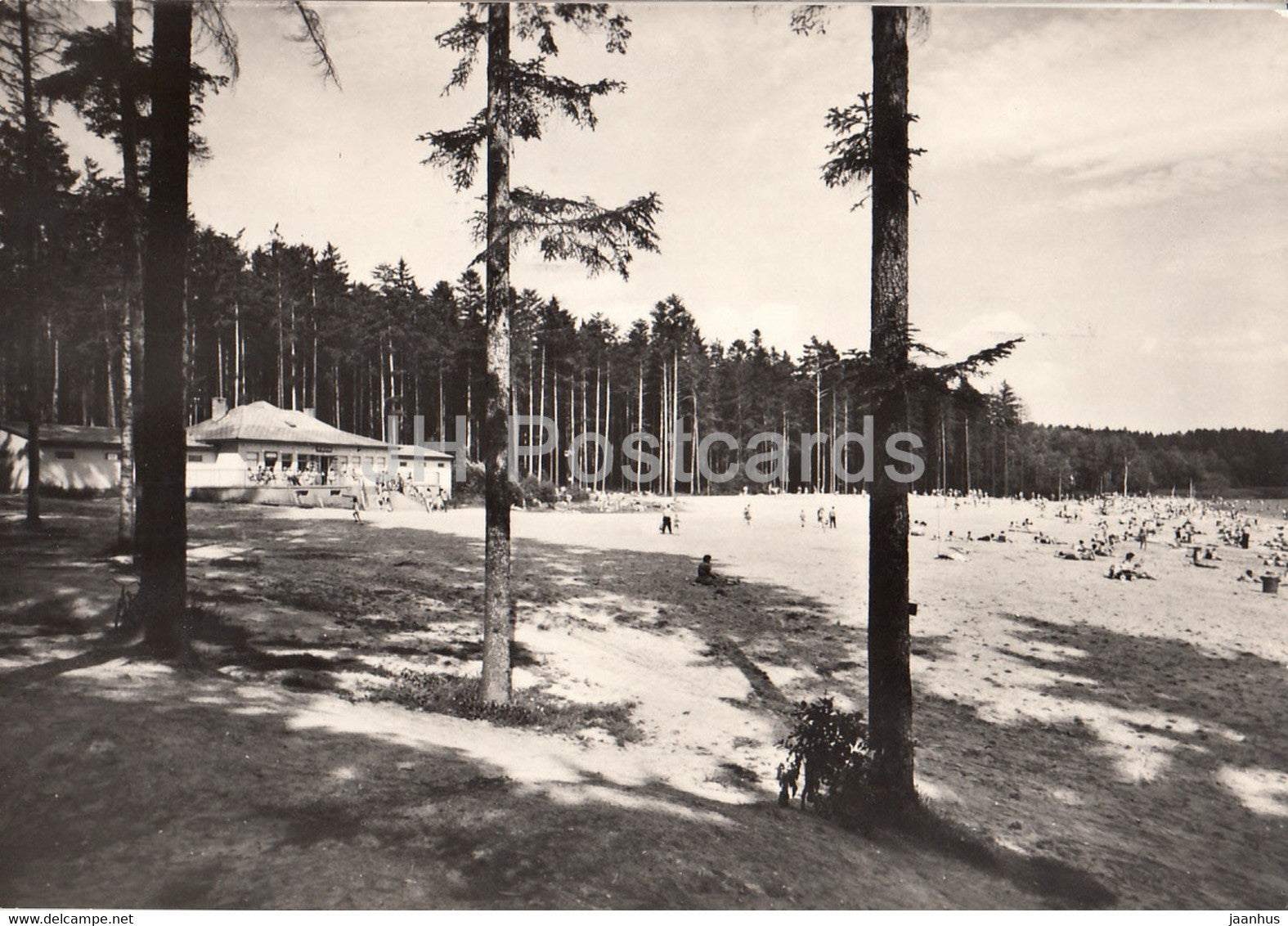 Hradec Kralove - koupaliste Biricka - beach - 1968 - Czechoslovakia - Czech Republic - used - JH Postcards