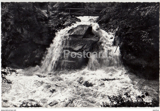 Der Hexenkessel - waterfall - 129 - Switzerland - 1966 - used - JH Postcards