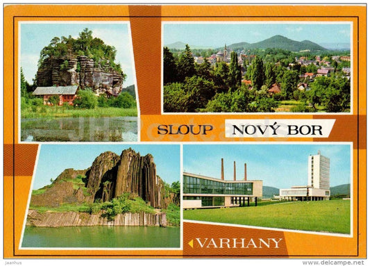 Sloup - Novy Bor - Varhany - castle - Borske rock - Czechoslovakia - Czech - used - JH Postcards