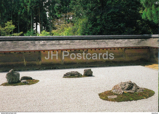 Kyoto - Rock Garden of Ryoan-Ji - Japan - unused - JH Postcards