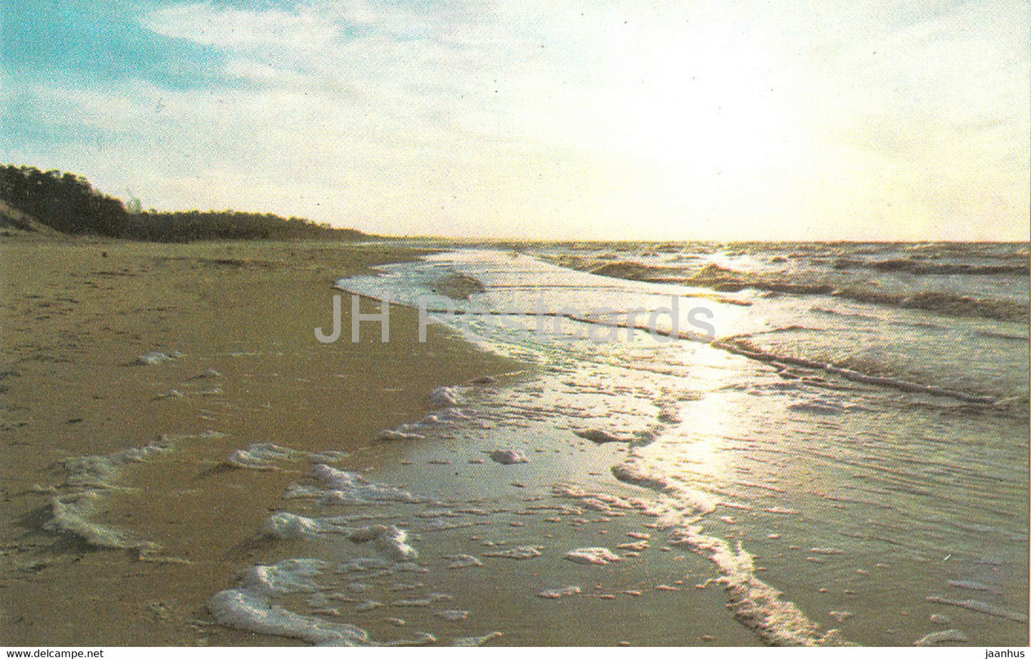 Latvian Nature - Beach near Saulkrasti - 1976 - Latvia USSR - unused - JH Postcards