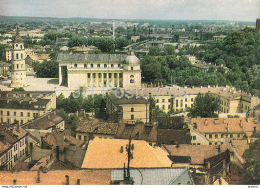 Vilnius - City Panorama - postal stationery - 1972 - Lithuania USSR - unused - JH Postcards