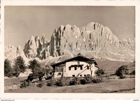 Il Catinaccio 2981 m - Dolomiti - old postcard - 1937 - Italy - used - JH Postcards