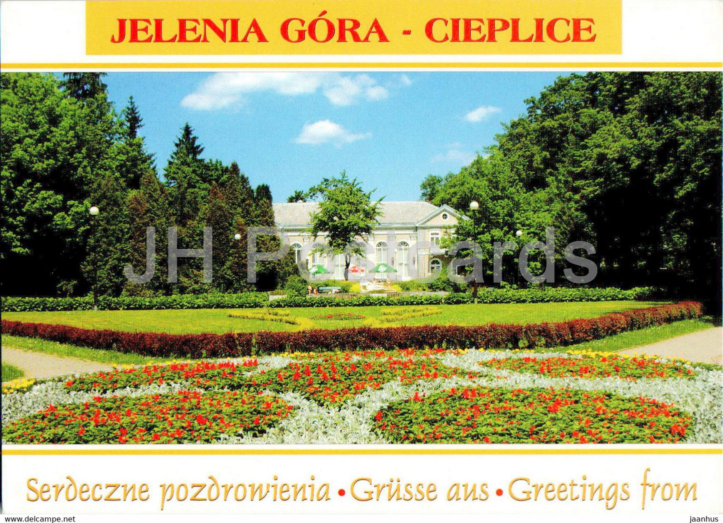 Jelenia Gora - Park Zdrojowy - Spa Park - Poland - unused - JH Postcards