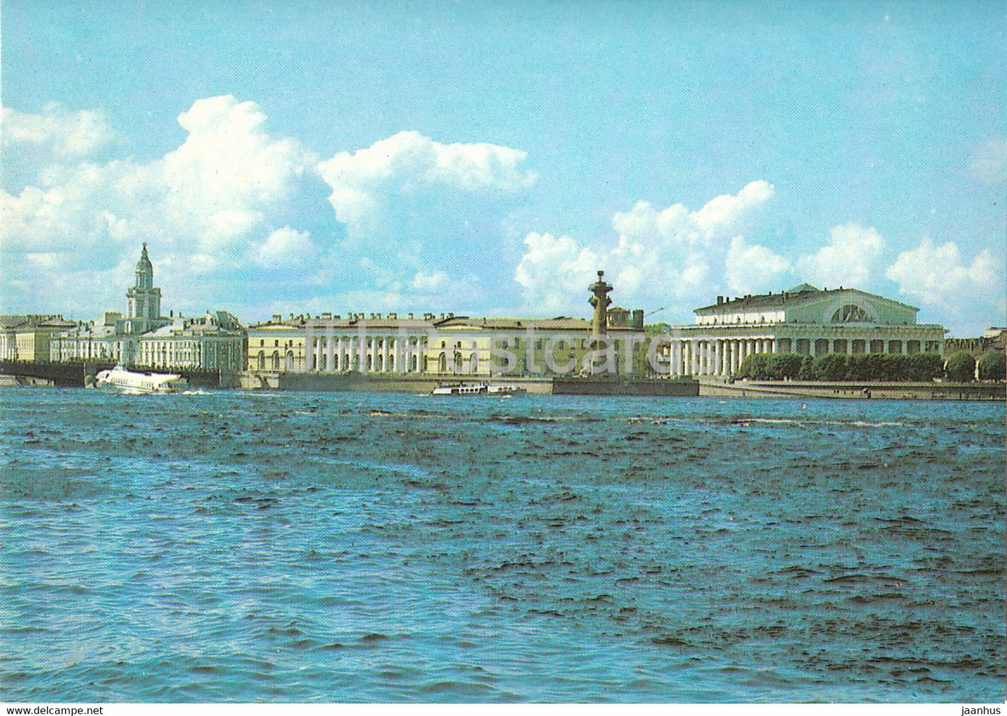 Leningrad - St Petersburg - Spit of Vasilievsky Island - postal stationery - 1985 - Russia USSR - unused - JH Postcards