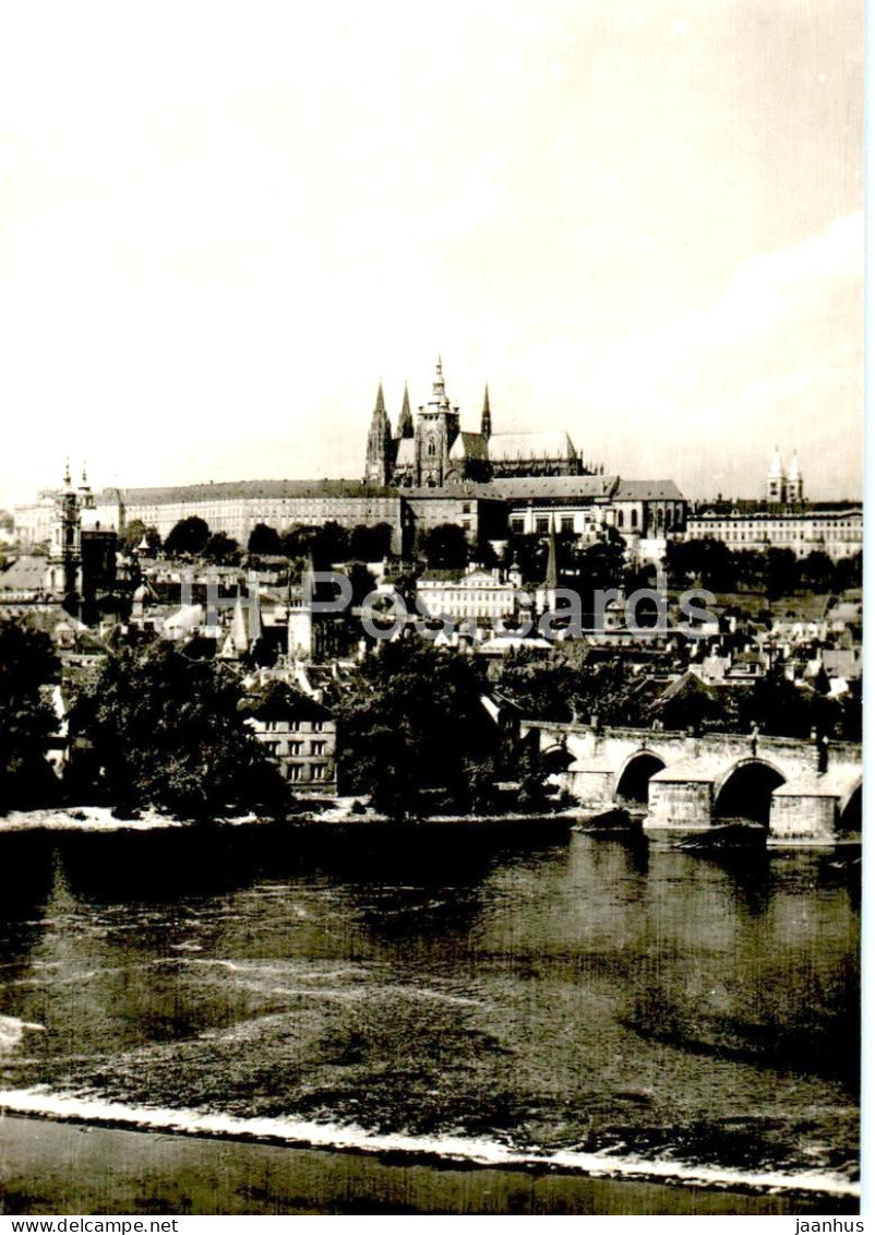 Praha - Prague - General view of Prague Castle - 163258 - Czech Republic - Czechoslovakia - unused - JH Postcards