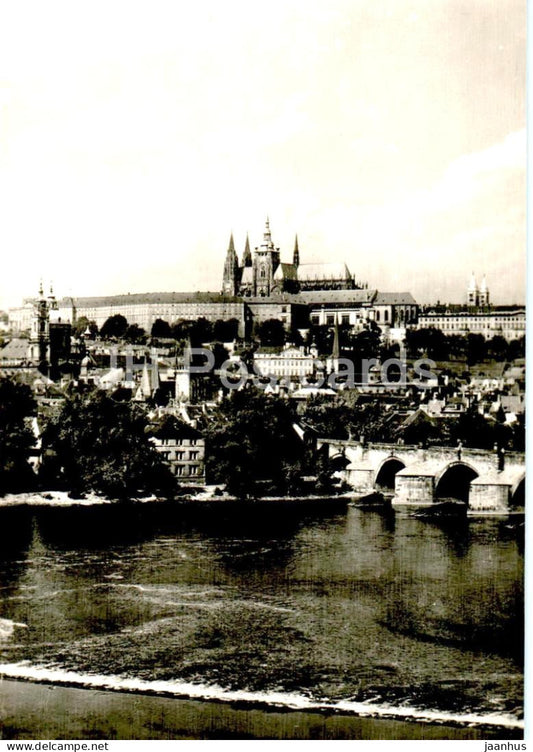 Praha - Prague - General view of Prague Castle - 163258 - Czech Republic - Czechoslovakia - unused - JH Postcards