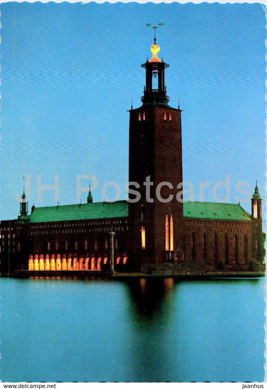 Stockholm - Stadshuset - The City Hall - Sweden - unused - JH Postcards