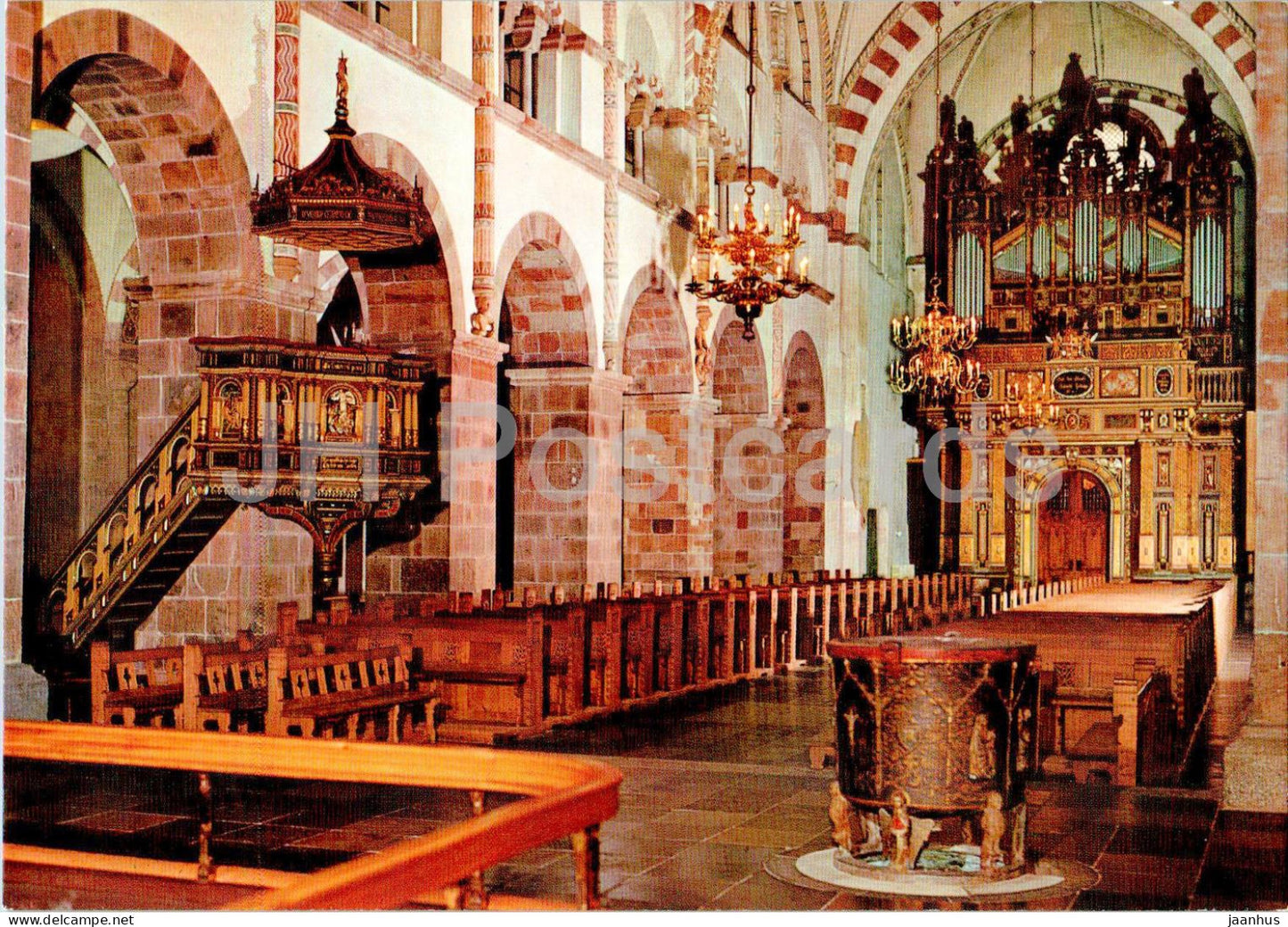 Ribe - Domkirke  - Interior - cathedral - 6818 - Denmark - unused - JH Postcards