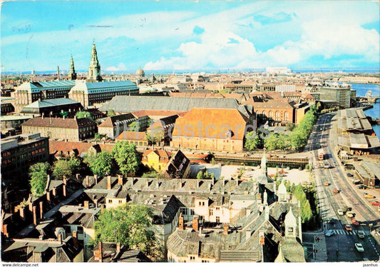 View of Copenhagen from the Penta hotel - 1982 - Denmark - used - JH Postcards