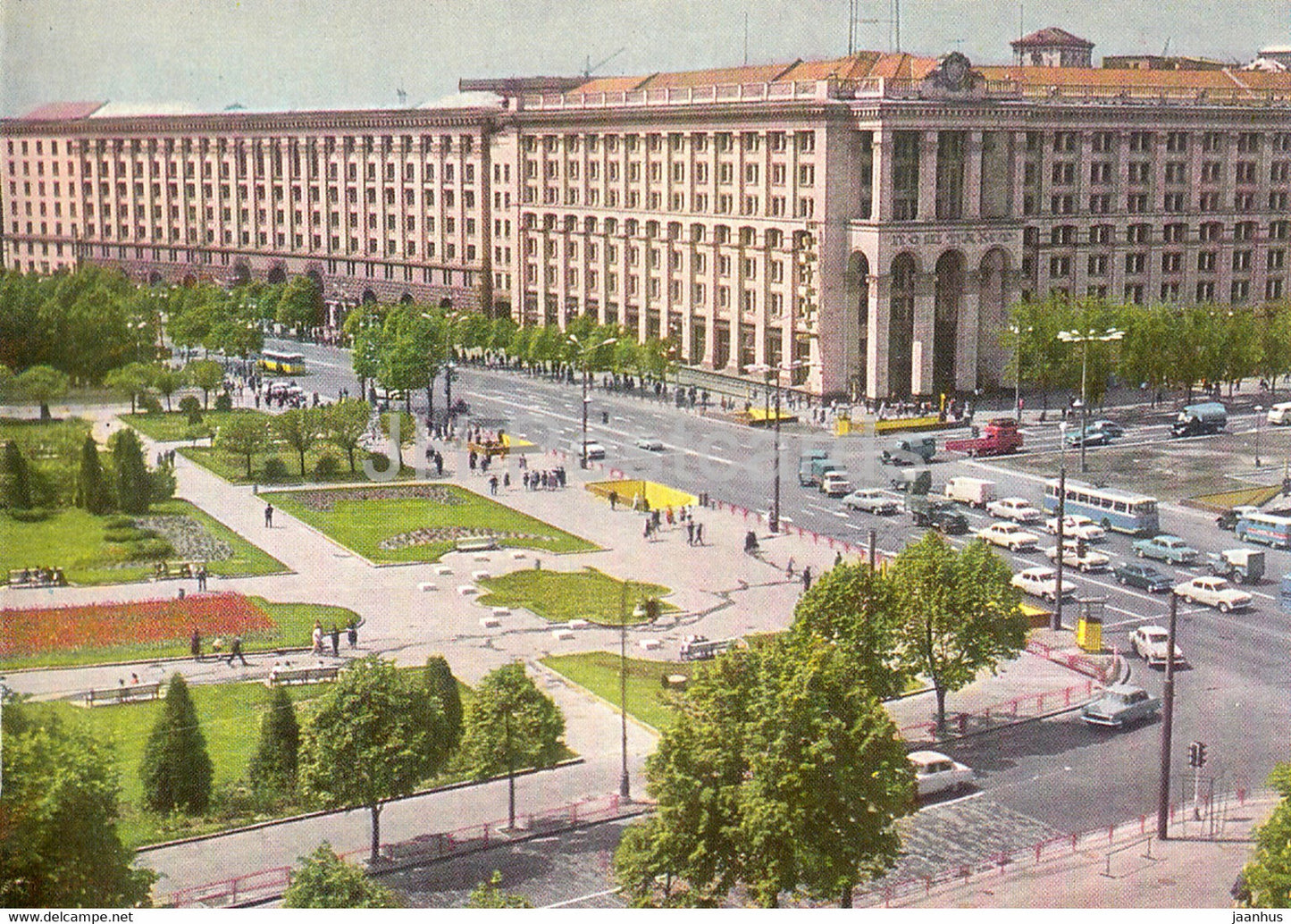 Kyiv - Kiev - Kalinin Square - postal stationery - 1971 - Ukraine USSR - unused - JH Postcards