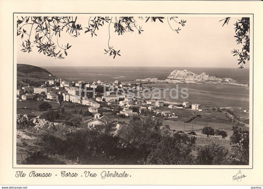 Ile Rousse - Corse - Vue Generale - 3568 - old postcard - 1957 - France - used - JH Postcards