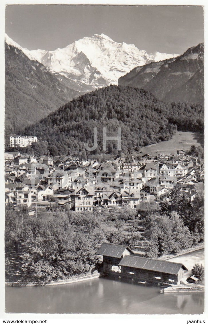 Interlaken mit Jungfrau 4158 m - 12496 - Switzerland - 1959 - used - JH Postcards