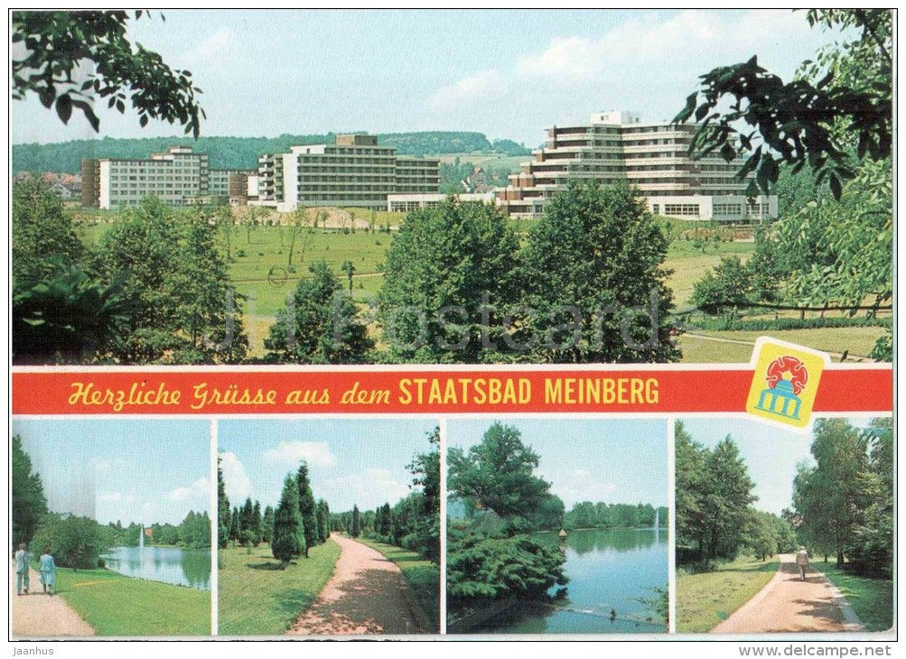 Herzliche Grüsse aus dem Staatsbad Meinberg - 4934 - F65 - Germany - 1990 gelaufen - JH Postcards